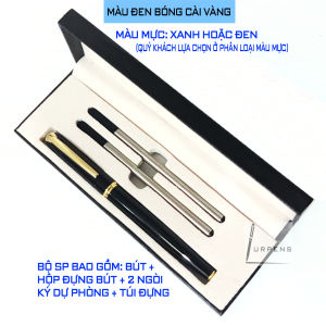 Bút kí tên cao cấp Lurpens 031 - Miễn Phí khắc tên theo yêu cầu (Tặng Hộp đựng bút + 2 ngòi dự phòng + Túi đựng quà)/ Bút bi vỏ kim loại/ Quà Tặng thầy cô giáo bạn bè đồng nghiệp ý nghĩa