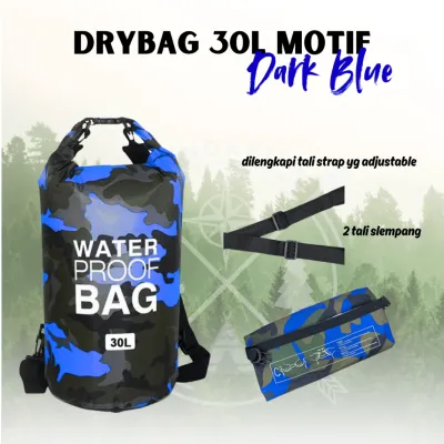 Aneka Drybag Ocean Pack 2L 5L Dry Bag 10L Waterproof Bag 15L 20L Tas Anti Air 25L 30L Tas Pancing Anti Air
