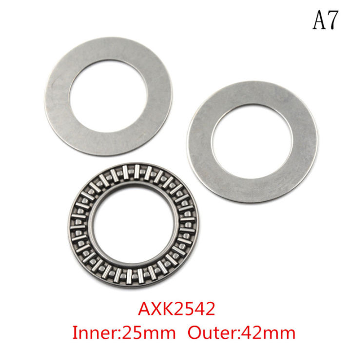 AXK1528 Thrust Needle Roller Bearing With Two Washers - 15mm X 28mm X 2mm (Part A52)
