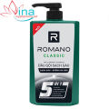 [HCM]DẦU GỘI SẠCH GÀU DƯỠNG DA ĐẦU ROMANO CLASSIC 5 IN1 650G. 