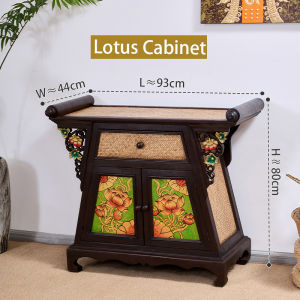 ตู้ไม้เนื้อแข็งไทยตู้ตกแต่งสไตล์เอเชียตะวันออกเฉียงใต้แกะสลักโรงแรมห้องนอนตกแต่งตู้เก็บของห้องนั่งเล่นโซฟาตู้ทีวี