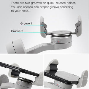 OSMO4/5 Mobile Phone Extension Bracket Quick Release Mobile Holder Adjustable Angle Stand for DJI OM4/5 Handheld Gimbal Accessories