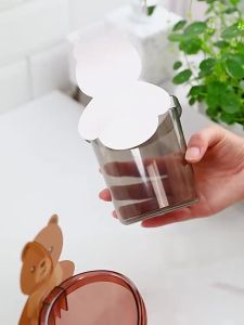 COMBO 2 Cốc Gấu Đựng Bàn Chải Dán Tường Đồ Dùng Phòng Tắm Kệ Đựng Bàn Chải Có Lỗ Thoát Nước Phukienprocare