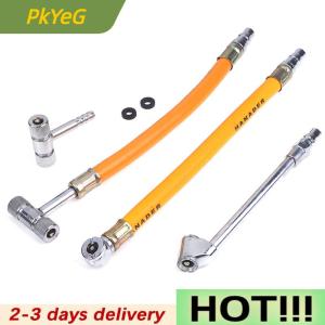 PkYeG Inflatable Bike Motorbike Truck Tyre Inflator Connector Hardware Tools Car Nozzle Valve Air Hose Inflating Needles Pump