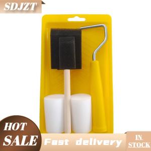 SDJZT 6 cái sơn Con lăn Kit 2 inch bọt mật độ cao bao gồm sơn khay lót cho khu vực nhỏ cảm ứng lên và góc sơn
