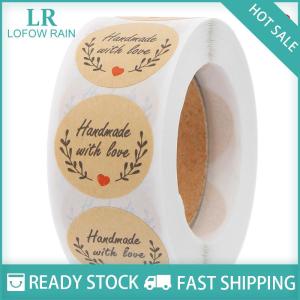 LF Wholesale✨Flash Sale ✨ 500 cái Cảm ơn bạn dán con dấu nhãn Vòng giấy nhãn sticker cho trang trí