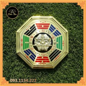 Gương bát quái phong thủy hổ phù