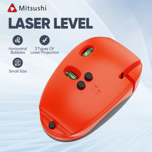 Fyseus by Mitsushi Multi purpose Laser Level with Bubble Infrared Crosshair Level Precision Angle Measuring Tool