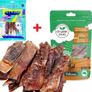 Bánh thưởng cho Chó sụn bò thịt bò bọc da gặm sạch răng (mẫu mới) - Hara Pet Store