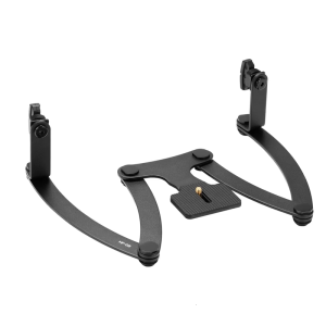 MFDB Adjustable Angle Double Head Flash Bracket for MF12-DK1 Macro Photography Providing Stable Use