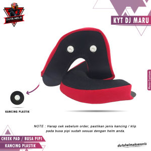 Busa Helm Kyt Dj Maru Pipi S M L XL XXL Cheek Pad Bantalan Leher Neck Roll Custom Half Face