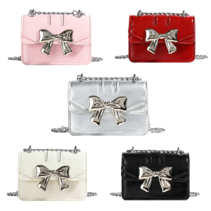 Trendy PU Shoulder Bag for Women and Girls Crossbody Purse Party Handbag with Chain Detailing for Various Occasion