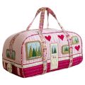WEARY Foldable Quilted Gym Bag Large Capacity Floral Print Large Camping Bag High Quality Soft Travel Bag Camping. 