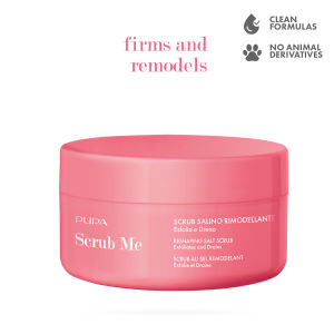 Pupa Milano Body Treatments Scrub Me Reshaping Salt Scrub 350g - Exfoliates and Drains. 98% naturally-derived ingredients