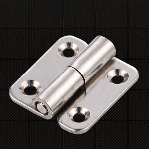 [Eqrbtl] Stainless Steel Thicken Detachable Hinge Removable High Quality Concealed Cabinet Round Hinge For Aluminum Doors Bathroom Door
