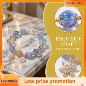 ✨QK shop✨ Sparkling Crystal Beaded Bracelet for Women Fashion Jewelry Accessory  Gift for Party Wear