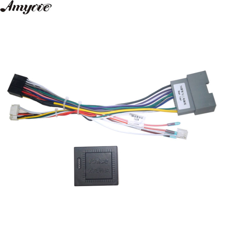 Car 16pin Android Wiring Harness With Canbus Box Large Screen ...