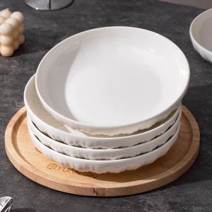 HAVN Living Nordic Ceramic Plate Tableware Classic Ivory Small Dish Dinner Plate Serving Plate 8