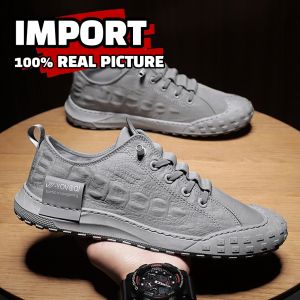 (FREE BOX) Sepatu Pria Sneakers Import - JL124777 - Sepatu Casual Pria Slip On Shoes Kasual Santai
