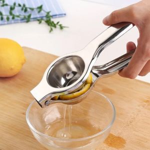 Alat Pemeras Perasan Peras Sari Jeruk Nipis Lemon Buah Stainless Steel Portable Anti Ribet Orange Squeezer Citrus Hand Juicer Original Gratis Ongkir Bisa COD