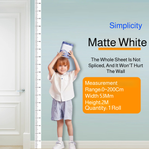 💕Focus On Your Babys Growth💕【Transparent & Removable】Height Wall Sticker/Growth Chart For Kids/Accurate Measurement Decal/Easy-Apply Room Decor/200cm Cartoon Ruler