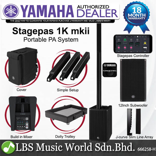 Yamaha stagepas 1k portable best sale pa system