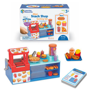 [3+] ชุดร้านขนมจิ๋วฝึกจำแนกสิ่งของ Mini Snack Shop Sorting Set  [Learning resources]