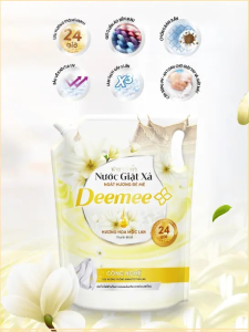 Nước Giặt Xả Deemee Công Nghệ Lưu Hương 24H Đến Từ Thái Lan  An Toàn Và Dịu Nhẹ Cho Da  Túi 2000ML