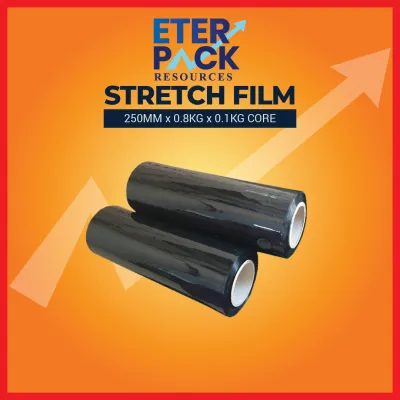 Stretch Film Wrapping 250mm x 0.8kg x 0.1kg core