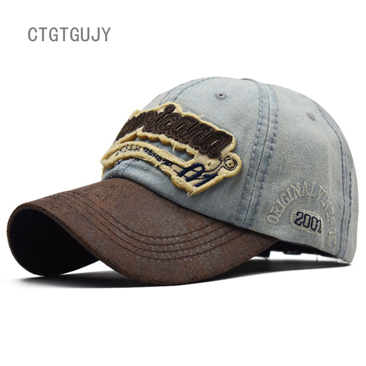 CTGT Adjustable Mens Vintage Baseball Cap Denim Sports Snapback Sun Hat  Lazada PH