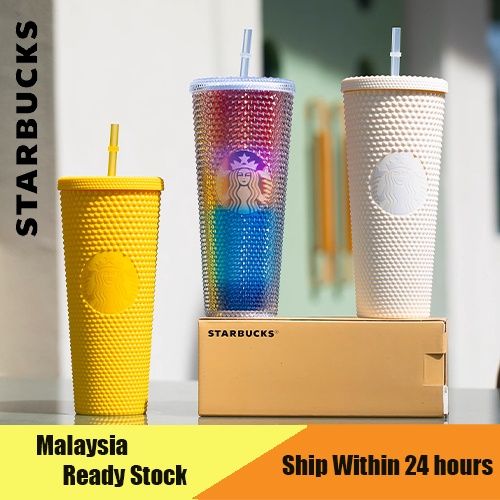 [Stock Clear] Starbucks Tumbler with Straw Stainless Steel Cold Cup
