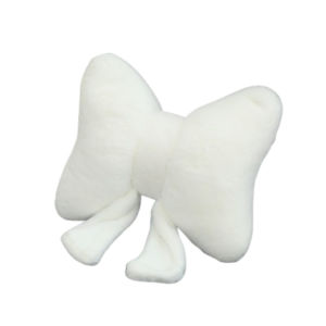 NCNC(OKDEALS01) Plush Bow Pillow Cute Waist Support Bow Throw Pillows Comfortable Soft Neck Cushion for Car Interior