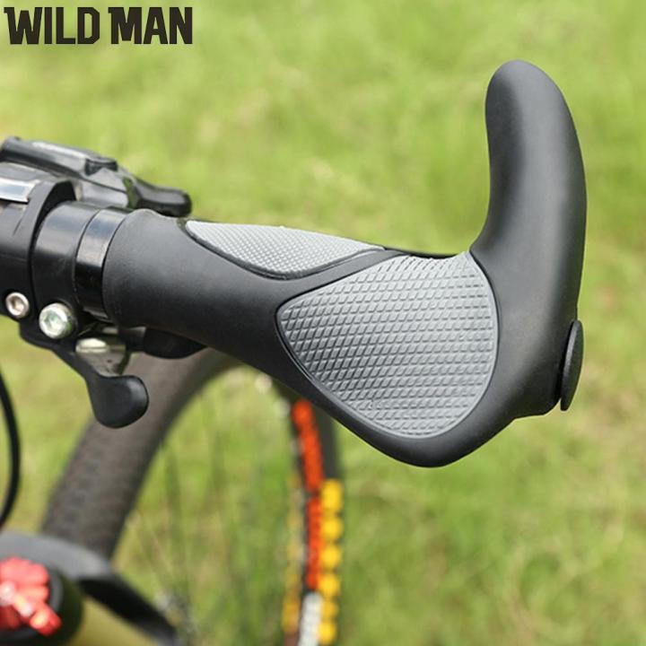 WILD MAN] Mountain Bike Handbar TPR Rubber Fixed Bicycle Hand Rest