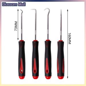 [Blossom] 4PCS Car Auto Vehicle Oil Seal Screwdrivers Set O-Ring Seal Gasket Puller Remover Pick Hooks Durable Tools