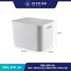 [ COPIOSUS ] READY STOCK! MUJI inspired Multifunctional Storage Box Organizer Harmony Streamline Your Space