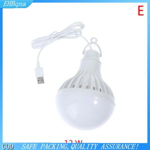 [COD] LED Lantern Portable Camping Lamp Mini Bulb LED USB Power 3W 5W 7W 9W 12W