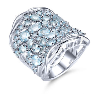 Lohaspie Jewelry Real 6.8 Carats 925 Silver Big Gemstone Ring Natural Garnet Ring Garnet Birthstone Ring 925 Silver Ring With Stone For Women Jewelry