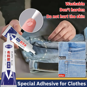 Fabric Sewing Glue Needlework Clothing Fabric DIY Adhesive Fast Drying Super Strong Glue Universal Leather Repair Liquid Washable