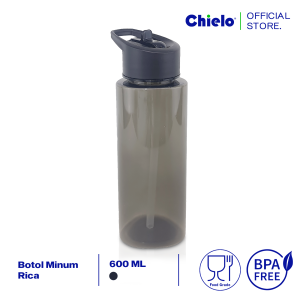 Chielo Botol Minum Premium Plastik 600 ML Rica Water Bottle BPA Free