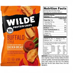 [BIG SIZE] 113g snack từ ức gà WILDE Protein Chips giàu đạm