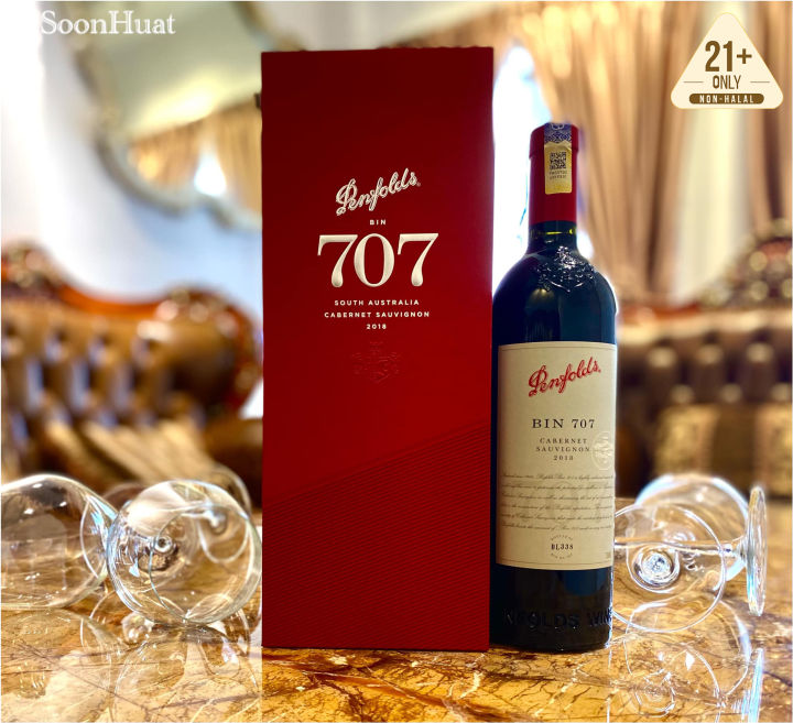 Penfolds Bin 707 Sauvignon 2018 with Gift Box Lazada