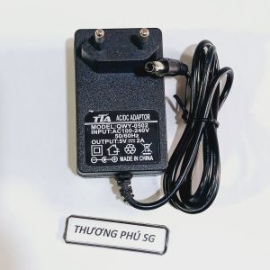 Nguồn DC 5V - 2A / Đầu cắm 5.5mm x 2.1mm (Cắm điện chuẩn EU Tròn)