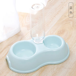 Pet Bowl Cat Bowl Dog Bowl 2 in 1 Food Bowl Drinking Bottle Set Puppy Kitty Food Bowls Water Bowl
