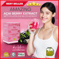 COLLAGEN Juice Drink with Barley Original Anti-Aging Mix Acai Berry Organic, Non-Toxic Natural Age Defying 1box/7sachets. 