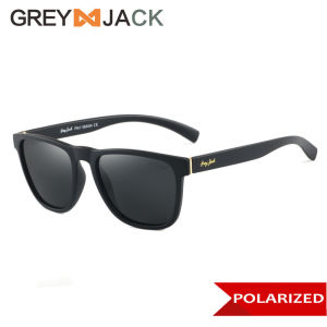 Grey Jack/ Kacamata Hitam Sunglasses polarized Anti UV Anti Silau TR90 model kotak Fshion Pria dan Wanita 1226