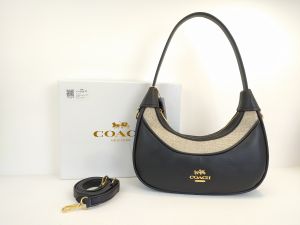FREE BOX!!!Tas wanita COAHCHH bailey Moon hobbo bag shoulderbag Tas CANVAS Tas bahu wanitakode 8098