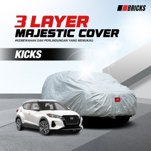 3 Layer Cover NISSAN KICKS Sarung Mobil Outdoor Anti UV & Waterproof BRICKS