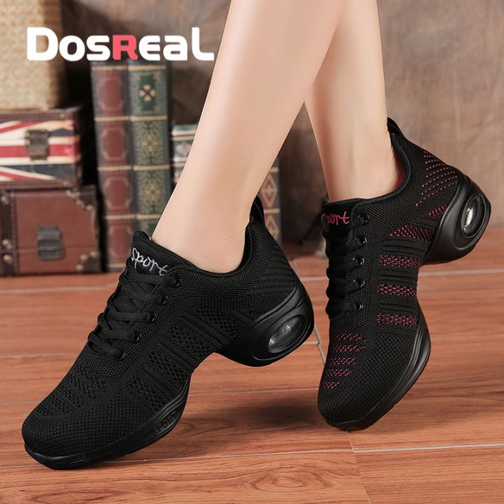 DOSREAL Dance Shoes For Women Sport Shoes Feature Modern