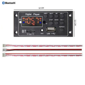 Modul Mp3 Kit Bluetooth 5.0 persegi layar LCD kualitas Terbaik