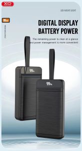 XO-PR160 ORIGINAL LARGE CAPACITY FAST CHARGING POWER BANK 80000MAH WITH FLASH LIGHT